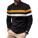Men's Casual Round Neck Long Sleeve Tee