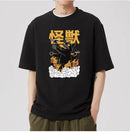 Men's Casual Japanese Pure Cotton Cat Pattern Shirt