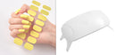 Waterproof Long Lasting Nail Stickers Letter Color