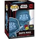 PREORDER (Estimated Arrival Q1 2025) Star Wars Hologram Darth Maul Glow-in-the-Dark Funko Pop! Vinyl Figure #740 - Specialty Series