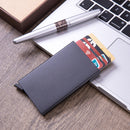 Mens Automatic Pop-Up ID Holder