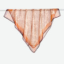 Versatile Printed Thin Square Scarf