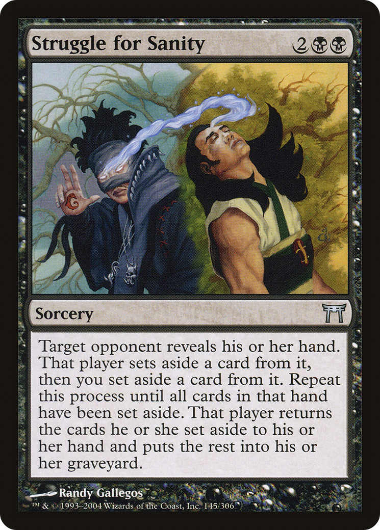 Struggle for Sanity (CHK-145) - Champions of Kamigawa Foil