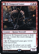 Ill-Tempered Loner // Howlpack Avenger (PRE-162) - Innistrad: Crimson Vow Promos: (Double Faced Transform) Foil