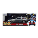 Back to the Future 1 Time Machine with Light 1:24 Scale Die-Cast Metal Vehicle