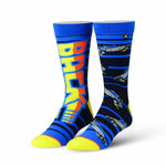 Back to the Future "88 MPH" Men's Crew Straight Down Knit Mix-Match Socks (Size 6-13) Socks Back to the Future™ 