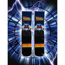Back to the Future "Back in Time" Men's Crew Straight Down Sublimation Socks (Size 8-12) Socks Back to the Future™ 
