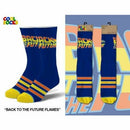 Back to the Future "Flames" Men's Straight Crew Socks (Size 6-13) Socks Back to the Future™ 