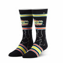 Back to the Future "Lightning" Men's Crew Straight Down Knit Socks (Size 8-12) Socks Back to the Future™ 
