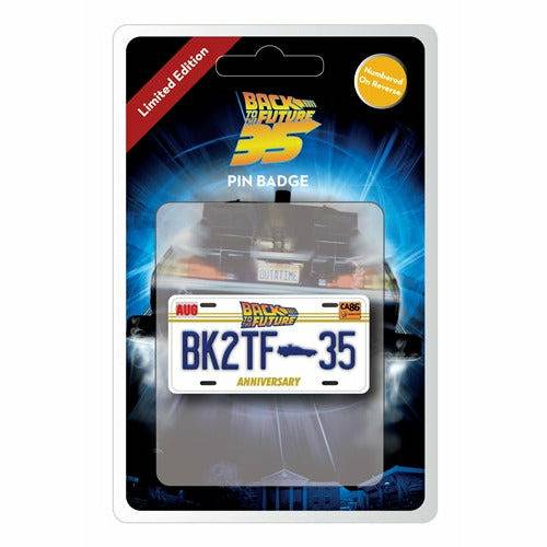 Back to the Future Limited Edition 35th Anniversary License Plate Pin Badge Pin Badge Back to the Future™ 