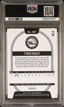 2020 Panini Hoops #207 Tyrese Maxey PSA Auto 8