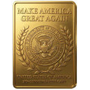 President Trump (45/47) 3D Gold Trading Card