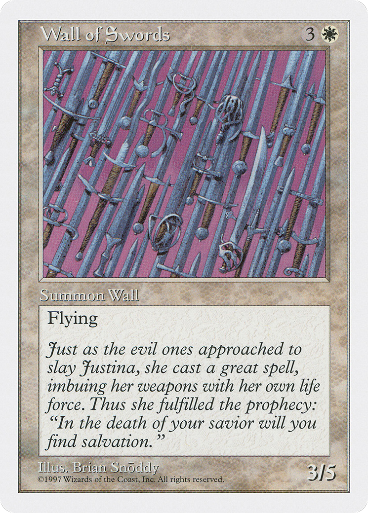 Wall of Swords (5ED-067) - Fifth Edition