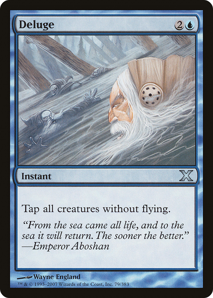 Deluge (10E-079) - Tenth Edition Foil