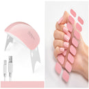 Nailart Sticker Pure Solid Color Self Adhesive