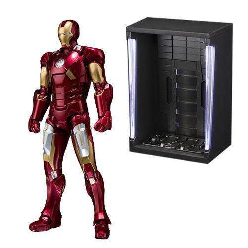 Bandai Marvel Iron Man Mark VII et Hall Of Armor Set SH Figuarts Action Figure P-Banda
