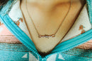 Barbed Wire Charm Necklace