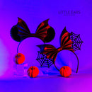 Bat Bow Spikes Mickey Ears