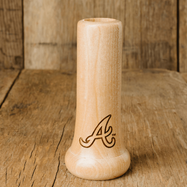 Atlanta Braves Wooden Bat Handle Knob Shot