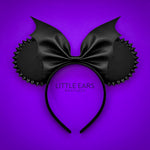 Bat Bow Spikes Mickey Ears