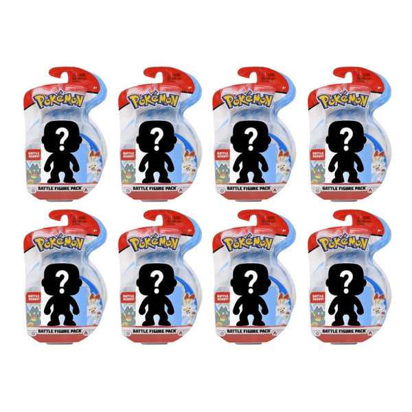 Pack of 8 Pokemon Battle Figures Mystery Random Assortment