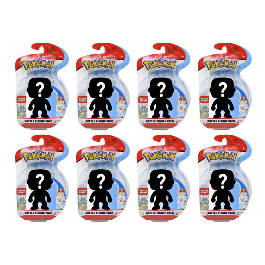 Pack of 8 Pokemon Battle Figures Mystery Random Assortment