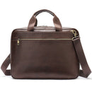 Large Capacity Men's Cowhide Briefcase