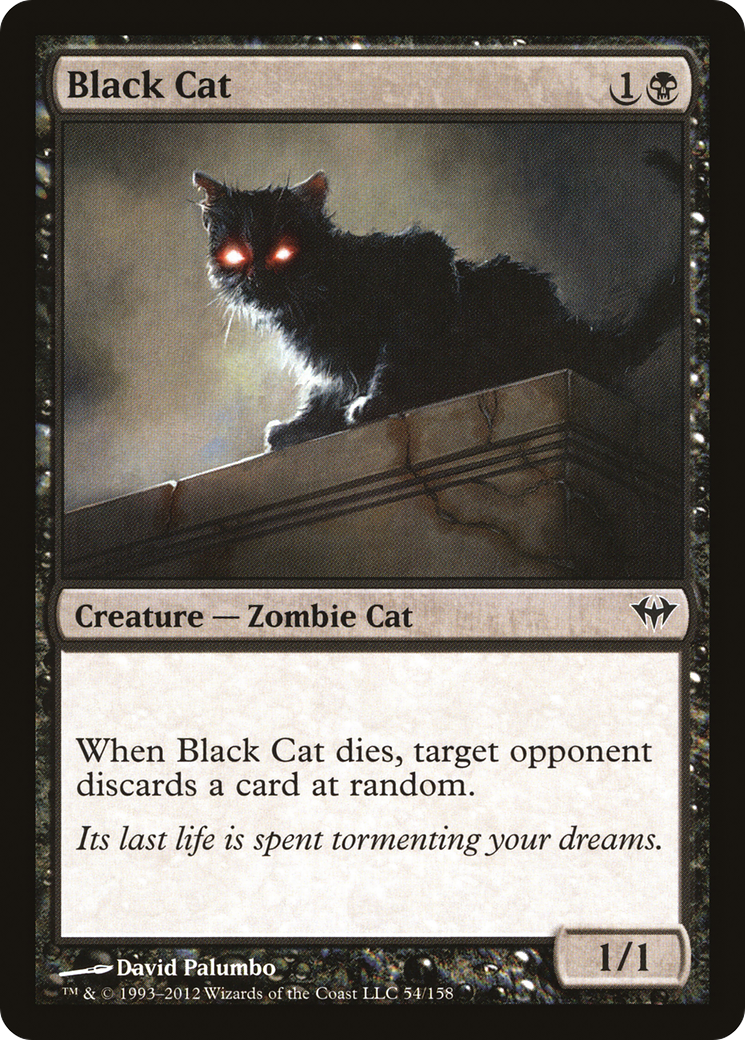 Black Cat (DKA-054) - Dark Ascension Foil