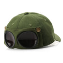 Pilot Hat Personalized Peaked Cap Sunglasses Sunshade