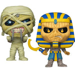 PREORDER (Estimated Arrival Q1 2025) Iron Maiden 50th Anniversary Funko Pop! Vinyl Figure Set of 2 with Soft Protectors