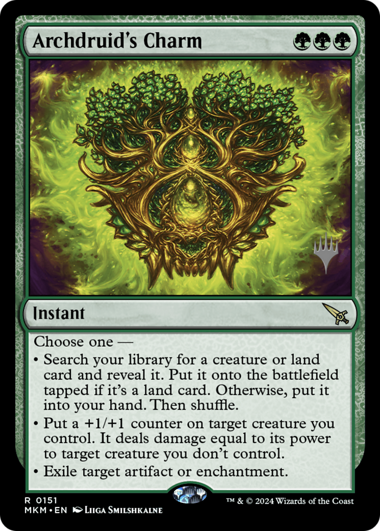 Archdruid's Charm (Promo Pack) [Murders at Karlov Manor Promos]