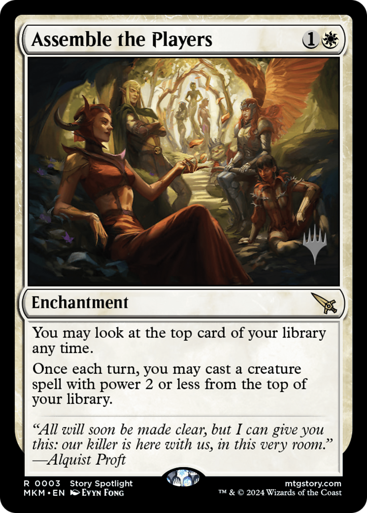 Assemble the Players (PPMKM-003) - Murders at Karlov Manor Promos