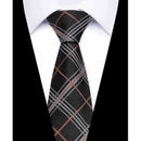 Usiness Striped Hand-stitched Polyester Tie