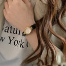 Black Gold Oval Women's Luxury Watch