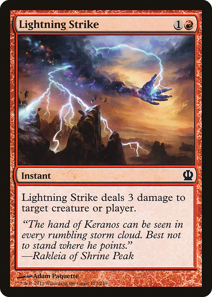 Lightning Strike (THS-127) - Theros Foil