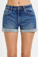RISEN Low Rise Cuffed Shorts