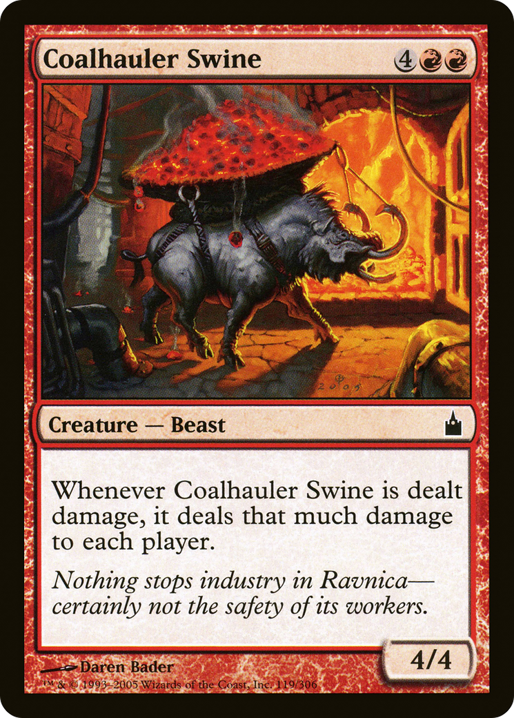 Coalhauler Swine (RAV-119) - Ravnica: City of Guilds Foil