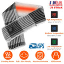 Electric Heated Scarf USB Heating Neck Wrap Unisex Winter Heated Neck Shawl Soft Warm Scarves w/ 3 Heating Modes