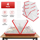 4Pack 31.50×12.99×13.39in Garden Row Accelerator Plants Covers Plant Net Cage Guard Greenhouse Covers Protect Seedling Fruit Vegetable Rows From Frost