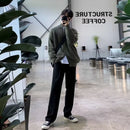 Half Turtleneck Men's Spring And Autumn All-matching Lazy Style Solid Color Sweater Coat