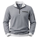 Mens Relaxed-fit Casual Stand-collar Hoodie