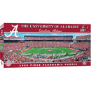 Alabama Crimson Tide - 1000 Piece Panoramic Jigsaw Puzzle - Center View