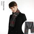 Simple Plaid Artificial Cashmere Warm Scarf