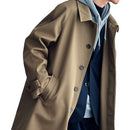 Wool Profile Trench Coat Raglan Sleeve