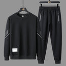 Men's Round Neck Sweater Pants Outfit