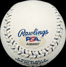 Chipper Jones Signed MLB Baseball PSA Atlanta Braves