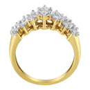 10K Yellow Gold Round Diamond Ring (1 cttw, J-K Color, I1-I2 Clarity)