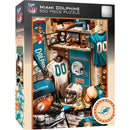 Miami Dolphins - Locker Room 500 Piece Jigsaw Puzzle