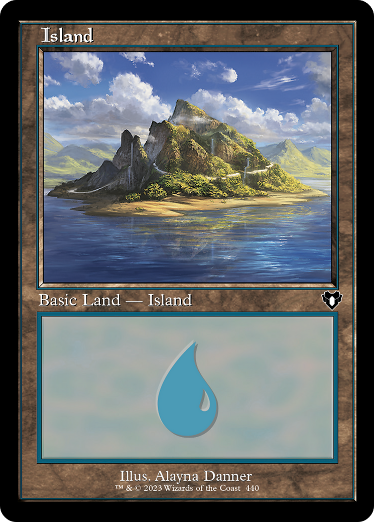 Island (440) (Retro) [Commander Masters]