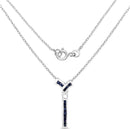 0.72 Carat Genuine Blue Sapphire .925 Sterling Silver Pendant